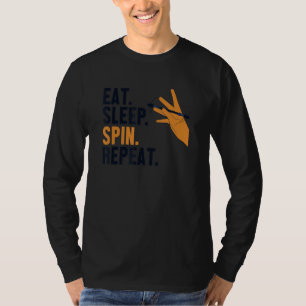 Eat Sleep Spin Repeat Tricks Thumbaround Pen Spinn T-Shirt