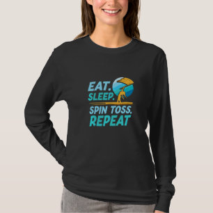 Eat Sleep Spin Toss Repeat Colour Guard T-Shirt