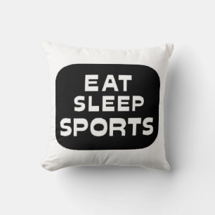 Eat Sleep Sports Cushion