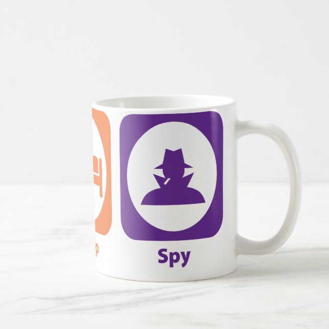 Eat Sleep Spy Coffee Mug (Right)