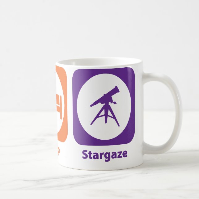 Eat Sleep Stargaze Coffee Mug (Right)