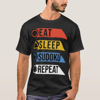 Eat sleep sudoku  repeat T-Shirt