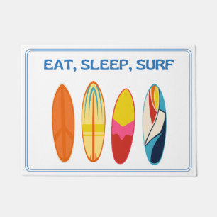 Eat, Sleep, Surf - Beach Life Doormat