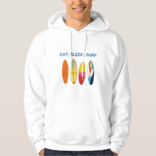 Eat, Sleep, Surf, Repeat - Beach Life Hoodie