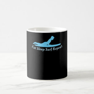 Eat Sleep Surf Repeat Coffee Mug