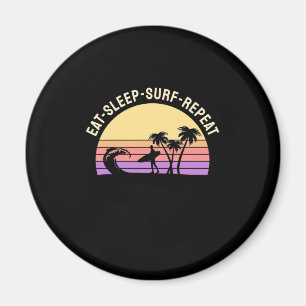 Eat Sleep Surf Repeat Magnet