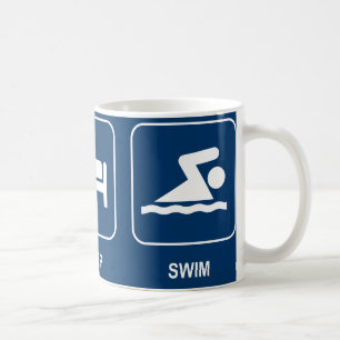 Eat Sleep Swim Mug