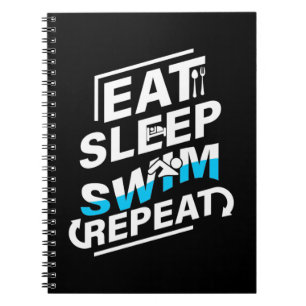 Eat Sleep Swim Notebook