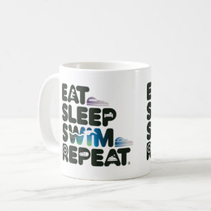 Eat Sleep Swim Repeat - Fun Mug for Swim Lovers