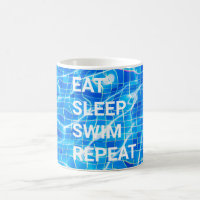 Eat Sleep Swim Repeat Swimming Pool Aquatic