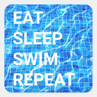 Eat Sleep Swim Repeat Swimming Pool Aquatic