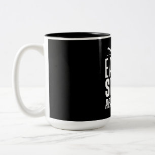 Eat Sleep Swim Repeat Two-Tone Coffee Mug