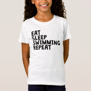 Eat Sleep Swimming Repeat T-Shirt