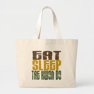 Eat Sleep Tae Kwon Do 1 Large Tote Bag