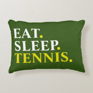 Eat Sleep Tennis Decorative Cushion