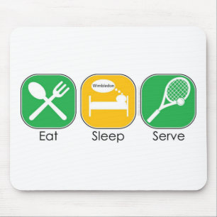 Eat Sleep Tennis Mouse Mat