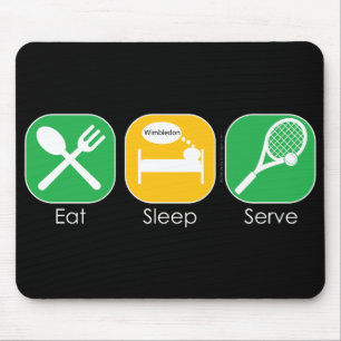 Eat Sleep Tennis Mouse Mat