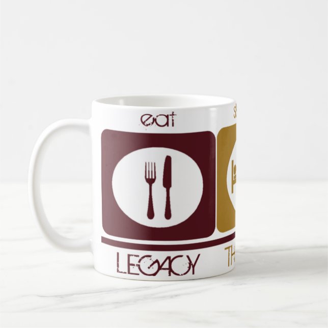 Eat * Sleep * Theatre Mug (Left)