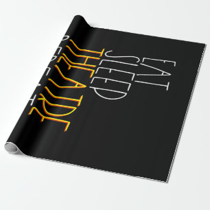 Eat Sleep Theatre Repeat Wrapping Paper