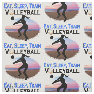 EAT, SLEEP, TRAIN VOLLEYBALL FABRIC