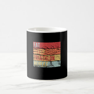 Eat Sleep Triathlon Repeat Coffee Mug