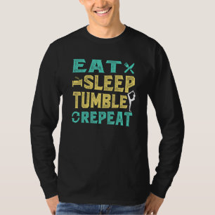 Eat Sleep Tumble Repeat Gymnastics Girls Women T-Shirt
