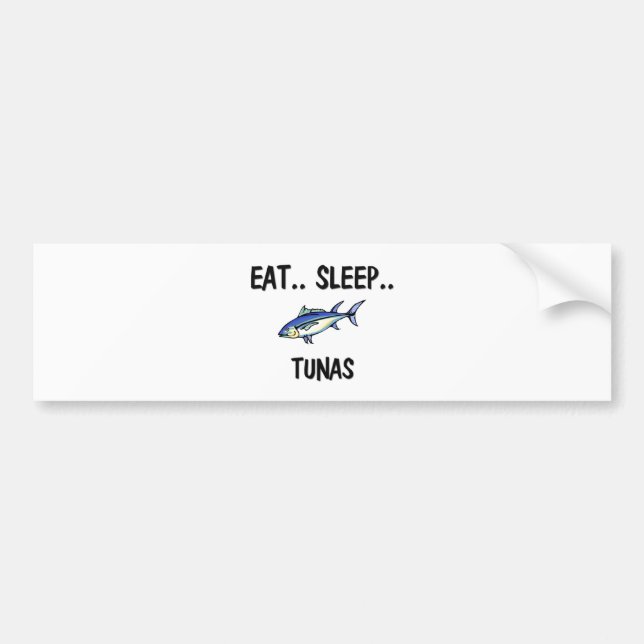 Eat Sleep TUNAS Bumper Sticker (Front)