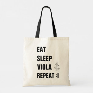 Eat Sleep Viola Repeat Music Tote Bag
