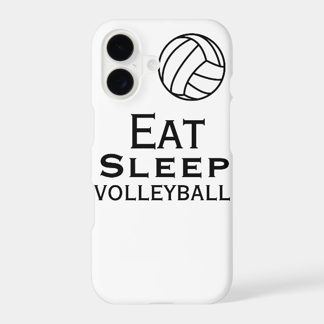 Eat. Sleep. Volleyball Case (Back)