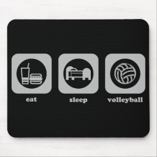 Eat. Sleep. Volleyball. Mousepad