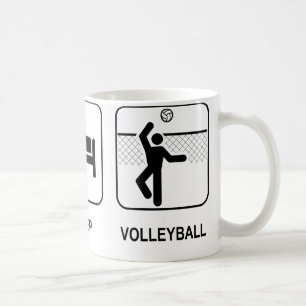 Eat Sleep Volleyball Mug