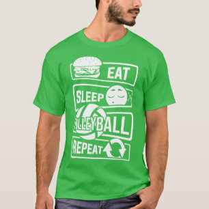 Eat Sleep Volleyball Repeat Ball Sports Team (2) T-Shirt