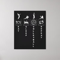 Eat Sleep Volleyball Repeat