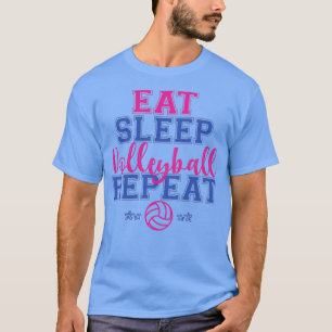 Eat Sleep Volleyball Repeat Love Sports Team Mum p T-Shirt