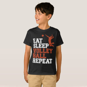 Eat Sleep Volleyball Repeat Volleyball Boy Gift T-Shirt