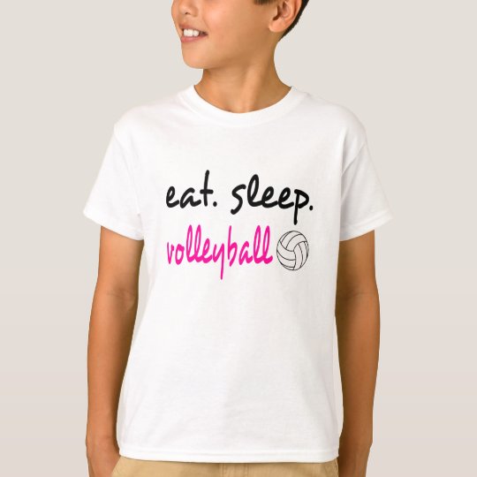 Eat Sleep Volleyball Unisex Kids Tee
