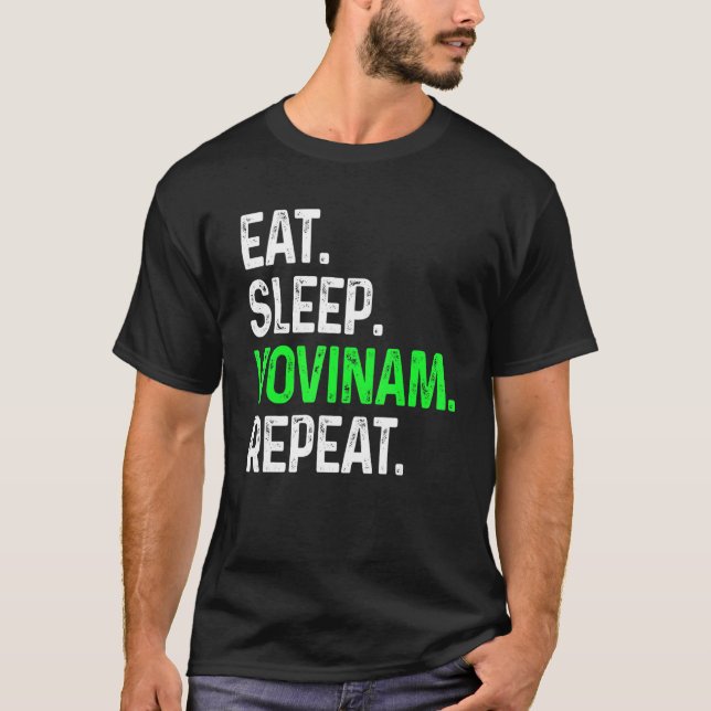 Eat Sleep Vovinam Repeat  Martial Arts Combat T-Shirt (Front)