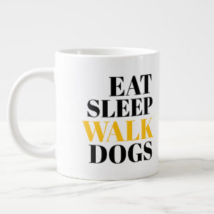 Eat Sleep Walk Dogs Large Coffee Mug