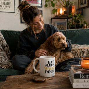 Eat Sleep Walk Dogs Large Coffee Mug