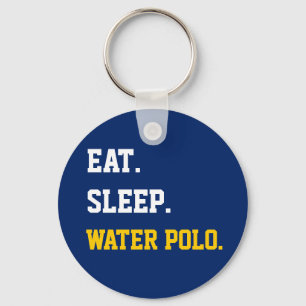 Eat Sleep Water polo Key Ring