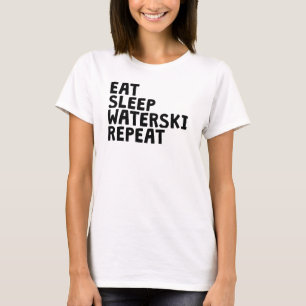 Eat Sleep Waterski Repeat T-Shirt
