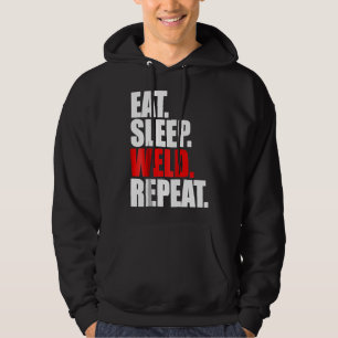 Eat Sleep Weld Repeat T Shirt