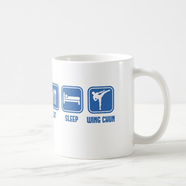 Eat Sleep Wing Chun Martial Arts cup gift idea (Right)