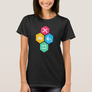 Eat Sleep Work Repeat Attractive Creative Design T-Shirt