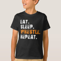 Eat Sleep Wrestle Repeat Wrestling Sport Gift