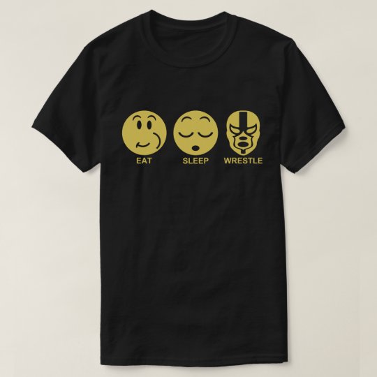 Eat Sleep Wrestle t-shirt