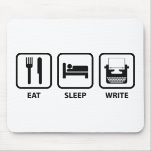 Eat Sleep Write Mouse Mat