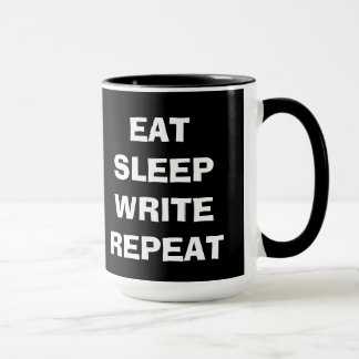Eat Sleep Write Repeat Mug