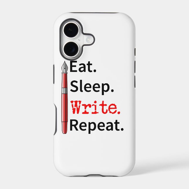 Eat Sleep Write Repeat Writer (Back)