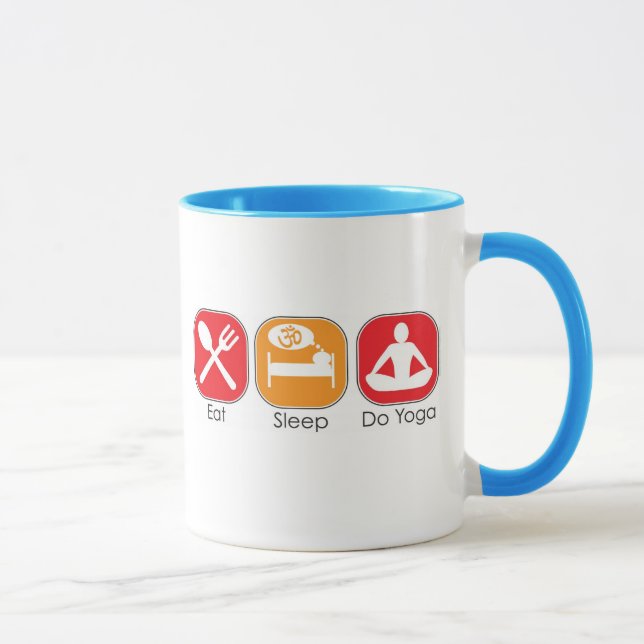 Eat Sleep Yoga Mug (Right)